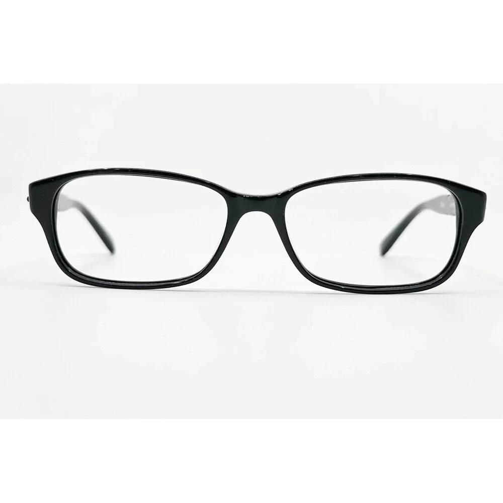 Bulova Eyeglass Frames Womens Black Grapevine Feather Detail 53-15-140